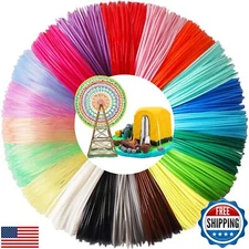 3D Pen PLA Filament Refills, 20 Colors, 20 Feet Each Color, Total 400 Feet by