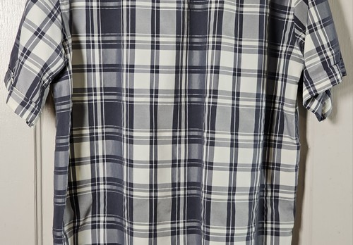 Billabong Shirt Men's Size XXL-48" Gray White S/S Button-up Pockets Streetwear - Picture 11 of 23