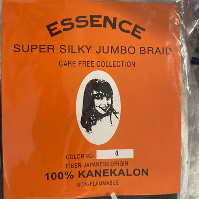 Hair Extensions Braids  Silky Jumbo Essence 100% Kanekalon Lot Of 3 NEW