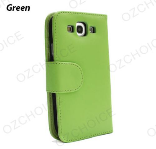 Leather Case Cover Wallet Card Flip Samsung Galaxy S3 i9300 S III Out of stock - Picture 6 of 18