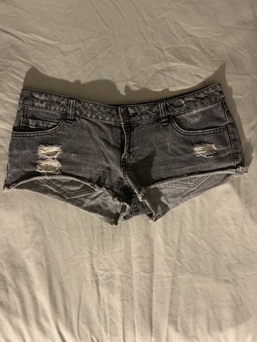 Pantalones cortos de mezclilla mujer and Bear gris talla 14/EUR | eBay