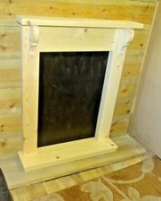 SMALL FIRE SURROUND FIREPLACE with Corbles & HEARTH SET/KIT (C) ...free postage