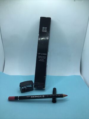 GIVENCHY LIP LINER WITH SHARPENER ~#03 ROSE TAFFETAS ~ 0.03 OZ BOXED