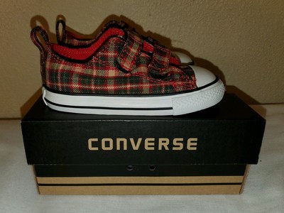 toddler red converse velcro