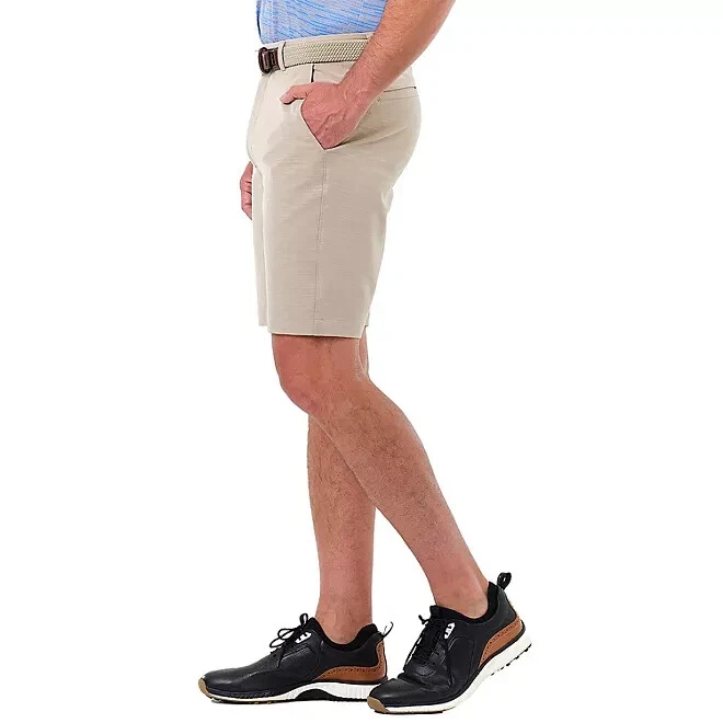 Pantalón Corto Greg Norman Hombre Golf Performance Tiburón Taupe Talla 40 Foto 2 de 4