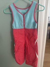 Columbia Snow Bibs Overalls Jumpsuit Adjustable Shoulder Fleece Upper Size 3T