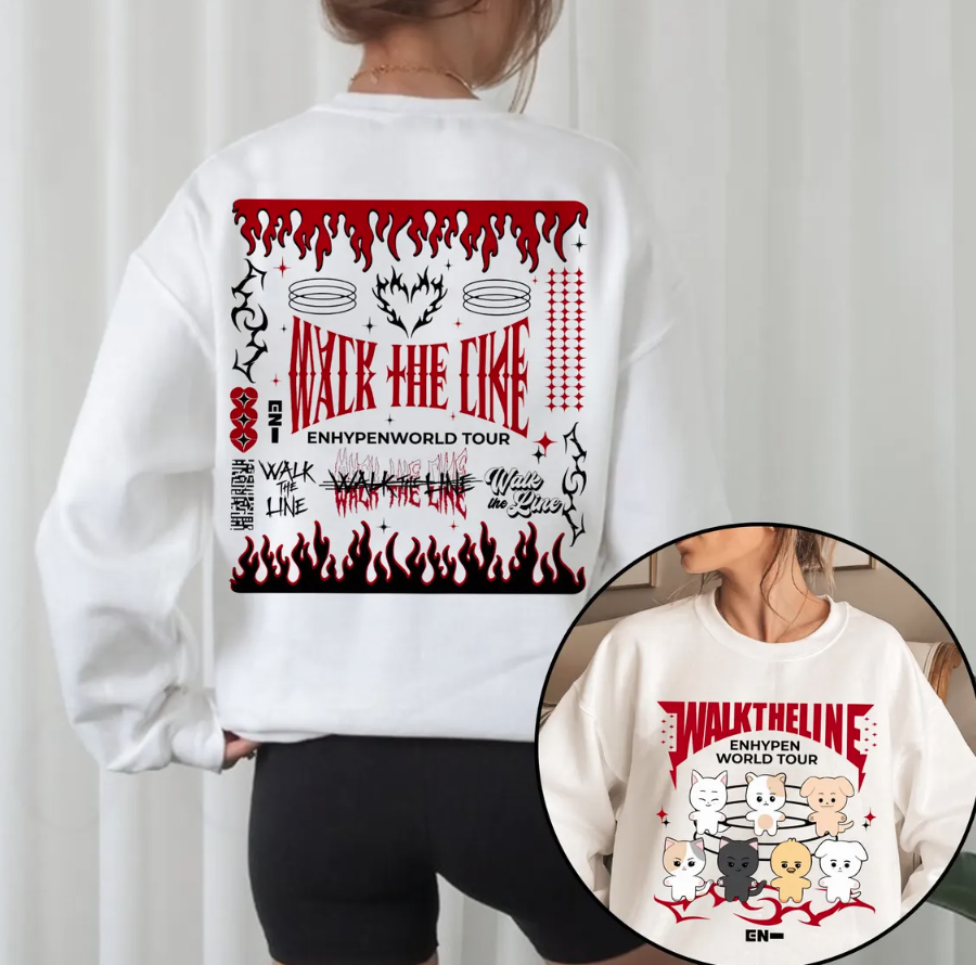 Enhypen Walk The Line World Tour Sweatshirt, Enhypen Romance