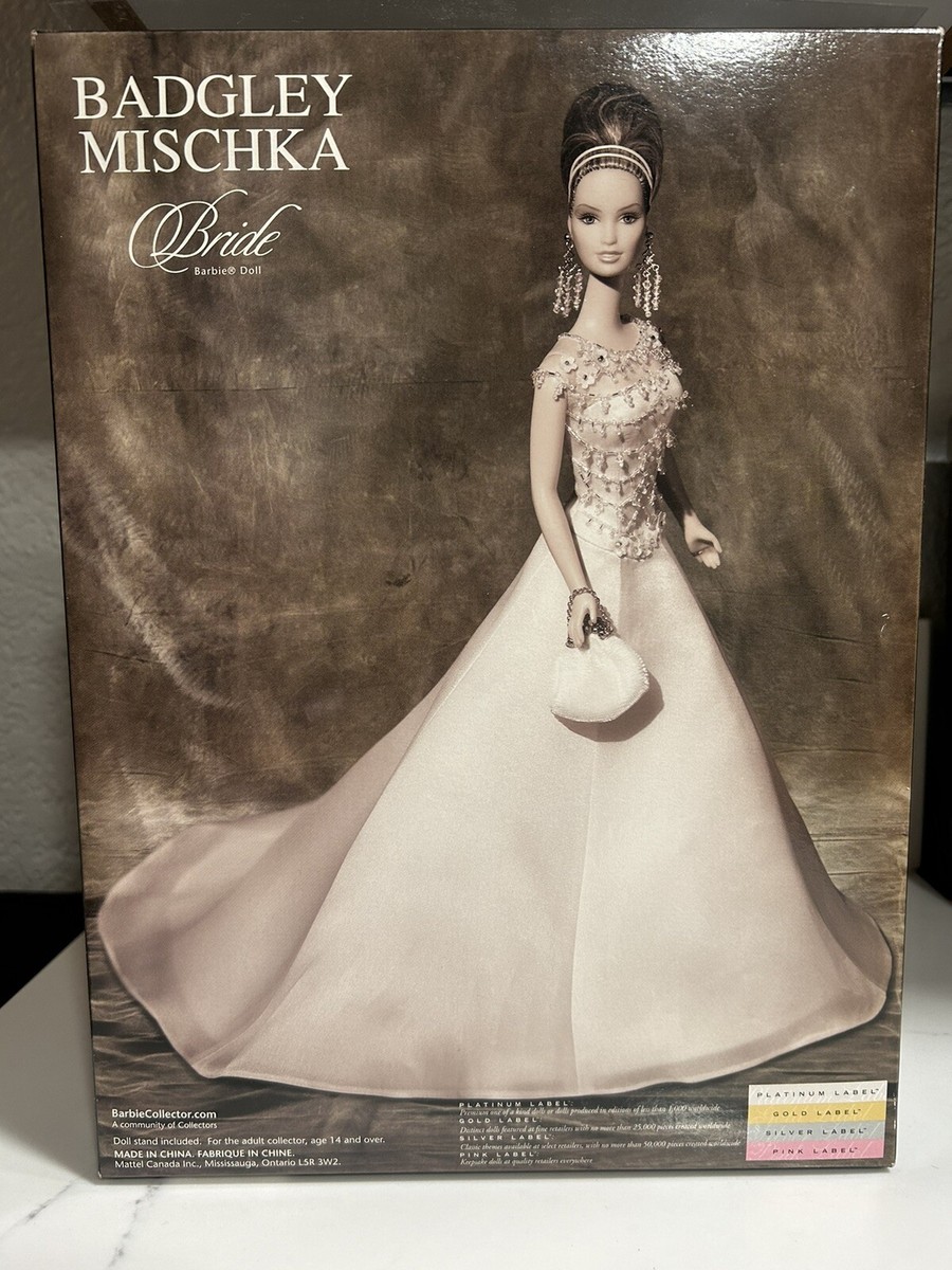 Barbie BADGLEY MISCHKA Bride ゴールラベル Mattel BARBIE COLLECTOR Gold Label Badgley Mischka Bride