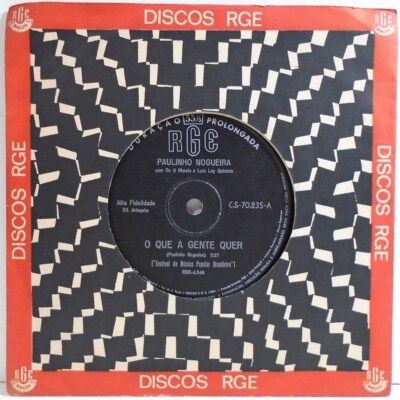 PAULINHO NOGUEIRA / 3 MORAIS O QUE A GENTE QUER BRAZIL 1966 SAMBA BOSSA 7''