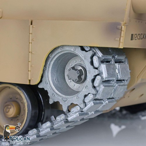 On Sale Henglong 1/16 2.4G 7.0 Upgraded Metal Track RC Tank M1A2 Abrams 3918 RTR - Picture 12 of 12