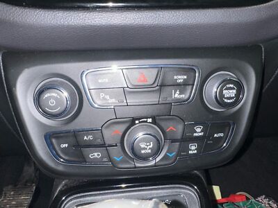 Used A/C Selector Switch fits: 2018 Jeep Compass AC w/dual zone control w/integr
