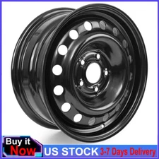 New 16 X 6.5 INCH Black Rim Steel Wheel For Nissan Sentra 2013-2019 OEM Quality