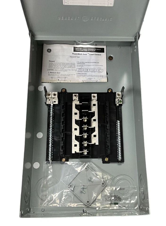 GE TLM1212RCU PowerMark Gold 125A 12-Space 24-Circuit Outdoor Circuit Breaker - Image 4 of 4