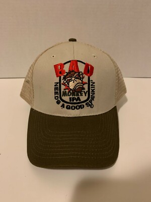 BAD MONKEY IPA NEEDS A GOOD SPANKING HAT BEER HAT ALE HAT 