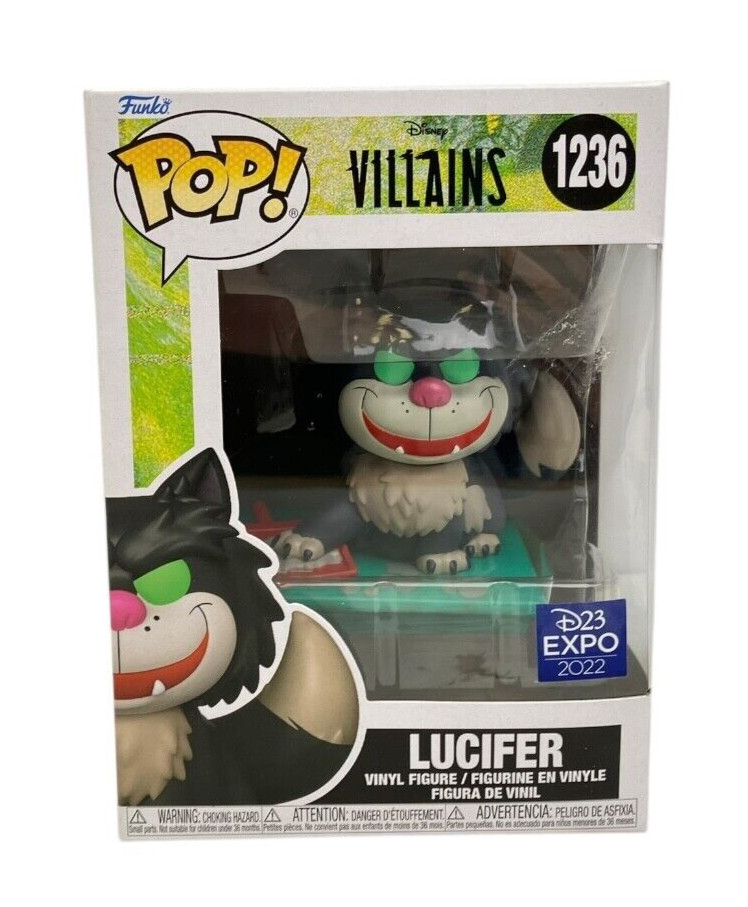 Funko Pop Lucifer #1236 Vinyl Figure Disney Villains D23 Expo 2022 Exclusive New