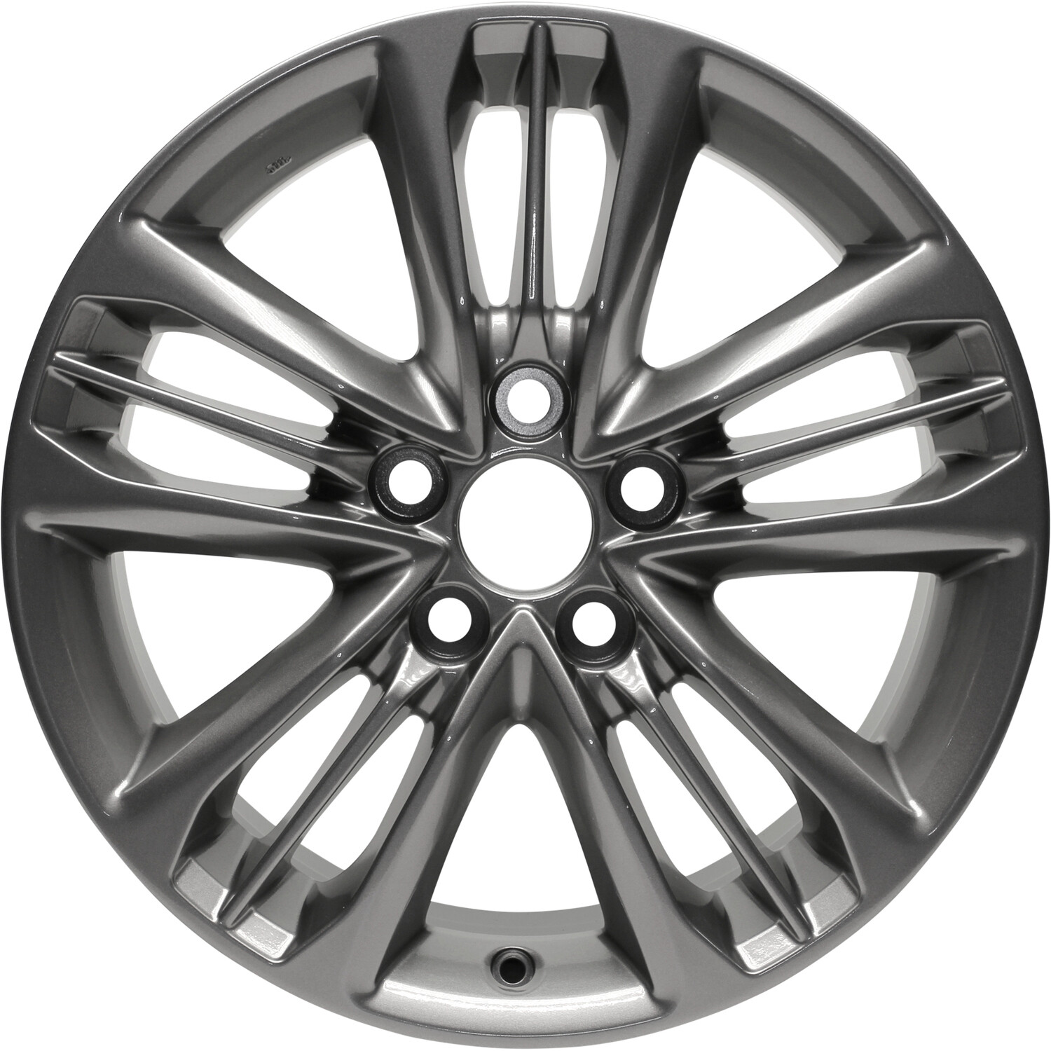 Refurbished 17x7 Painted Dark Silver Metallic Wheel fits 2015-2017 Toyota Camry