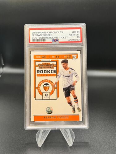 2019-20 Panini Chronicles Contenders Rookie Ticket Ferran Torres PSA 10 GEM MT