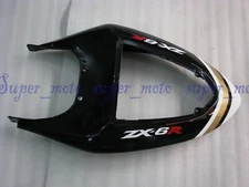 Rear Fairing Tail Plastic Cowl Fit for KAWASAKI NINJA ZX6R 2005 2006 Black White