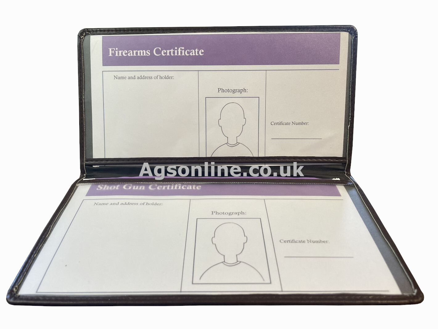 Shotgun licence holder , shotgun certificate wallet , double license