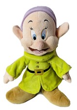 Authentic Disney Dopey Plush 12  Snow White Seven Dwarfs Stuffed Doll Toy