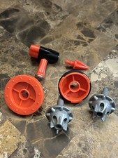 Mego Micronauts ANDROMEDA PARTS LOT Launcher, Missile, Hubs, Wheels