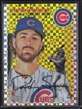 Dansby Swanson 2023 Topps Chrome Platinum Anniversary X-Fractor Parallel SP #204