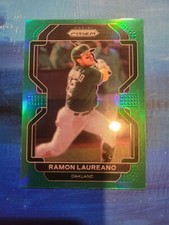 2022 Panini Prizm Green Prizm Ramon Laureano Oakland Athletics
