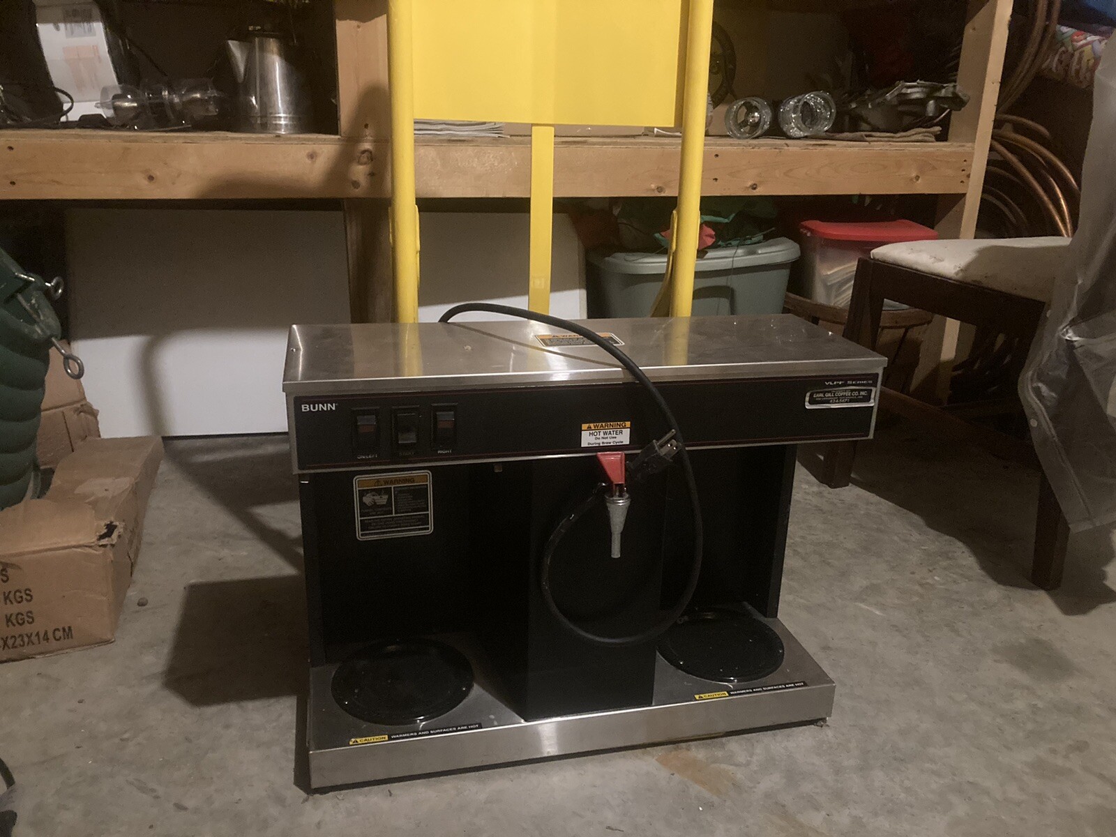 BUNN VLPF Series 12Cup Automatic Commercial Coffee Maker with 2