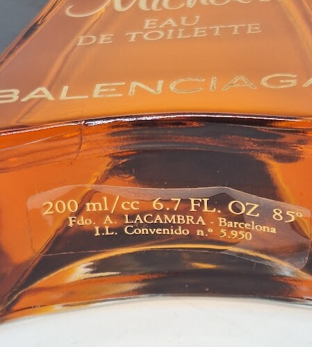❤️ MICHELLE,BALENCIAGA 6.8oz 200ml. EAU DE TOILETTE,SPLASH,PREBARCODE☆☆☆☆☆ - Picture 11 of 11