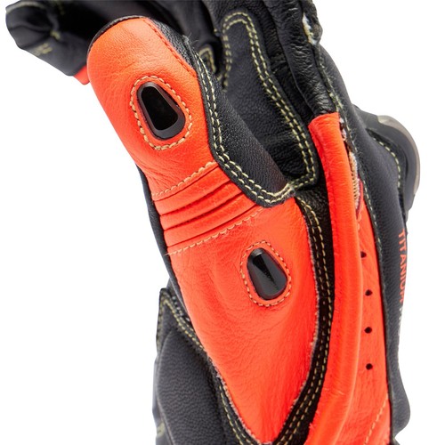 Motorcycle Leather Gloves XL - Dainese Full Metal 7 - Black-Fluorescent - Picture 8 of 10