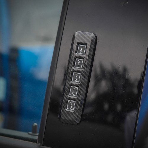 Door Lock Password Button Trim Pillar Post Keypad Bezels for Ford F150 2015+ - Picture 5 of 7
