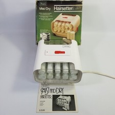Vintage Sears Hot Rollers 20 Roller Mist Dry Hairsetter Heats Fine Model 82526