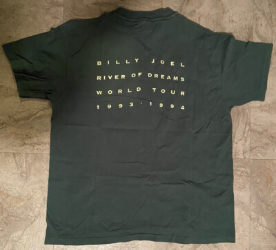 VTG Billy Joel River of Dreams World Tour 1993-1994 Shirt SS VTG Billy Joel River of Dreams World Tour 1993-1994 Shirt SS
