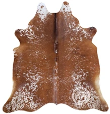 Real Cowhide Rug Salt and Pepper - Size 6 x 6-7'