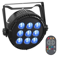 4pcs Beam 135W 9LED Par Can Light RGBW Stage Lighting DMX DJ Disco Uplight Party