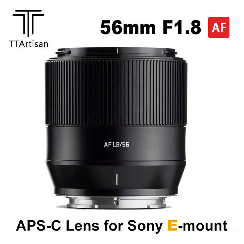 TTArtisan AF 56mm F1.8 Auto Focus Lens APS-C for Sony E-mount Mirrorless Cameras