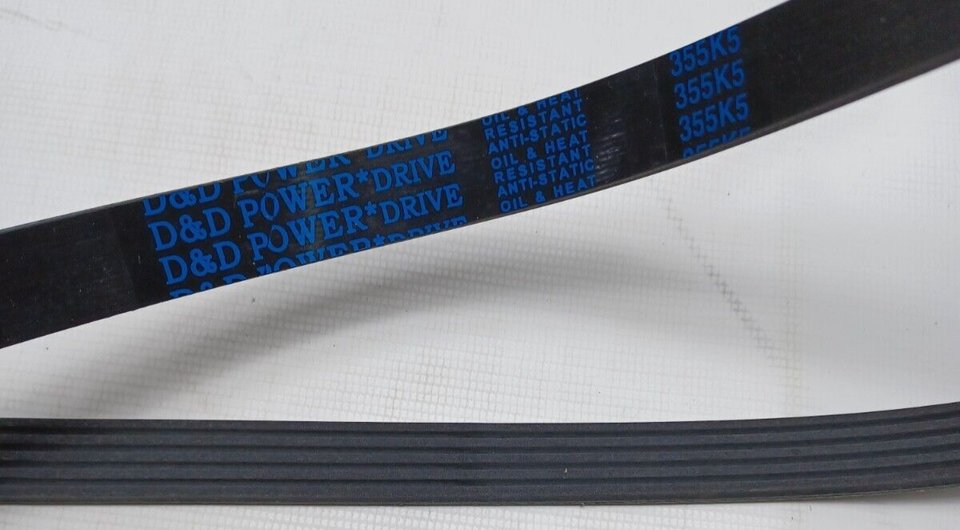 D&D Dura-Prime PowerDrive 378K4 Poly V-Belt - Micro Ribbed K-Series Belt, 38.55in OC, 4 Rib