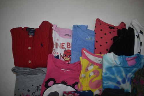 Wholesale Bulk Lot Of 30 Girls Size 3T Mixed Season Tops Bottoms Shirts Pants - Picture 3 of 5