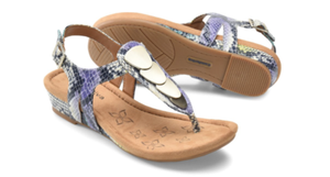Comfortiva Summit Purple Green Multi Thong Wedge Sandal Women's sizes 6-10/NEW!! | eBay