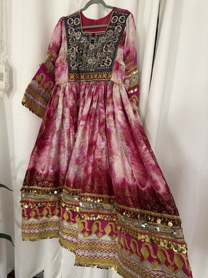 Ethnic Traditional Afghan Maxi Dress