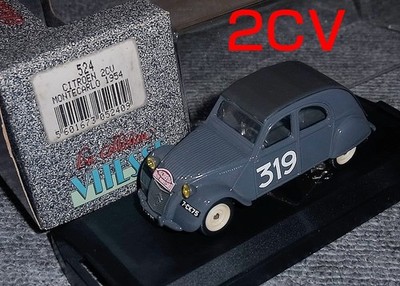 524 1/43 Citroen 2Cv Sahara Gray 1960 Monte Carlo Rally Vitesse