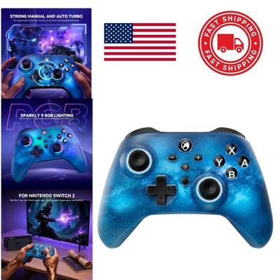 Multi Platform Wireless Controller for Switch PC iOS Android with RGB Lights