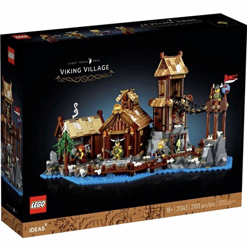 LEGO Ideas Viking Village 21343 Complete Set 2103 Pieces Building Toy
