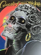 Queens of the Stone Age 2025 Concert Poster Maxx242 FOIL /90 Signed Screen Print