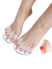 1Pair Gel Toes Separators Orthotics Stretchers Align Correct Overlapping Toes