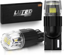 LUYED T10 194 168 LED Bulb License Plate Light, 2 Pack Canbus Error-Free Wedge L