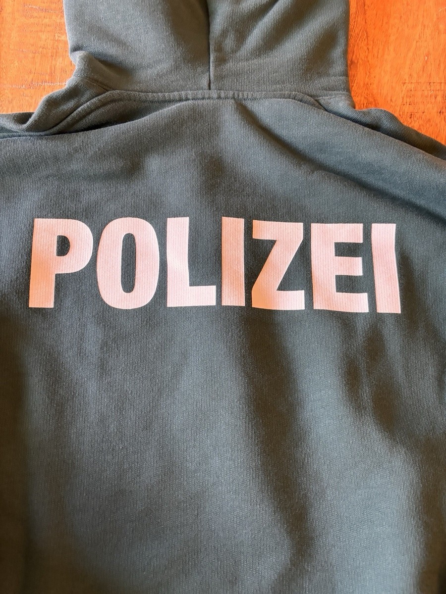 Vetements Polizei Hoodie Size XS | eBay