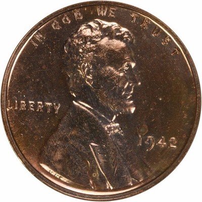 1942 Lincoln Cent Choice Proof+ Uncertified #1038