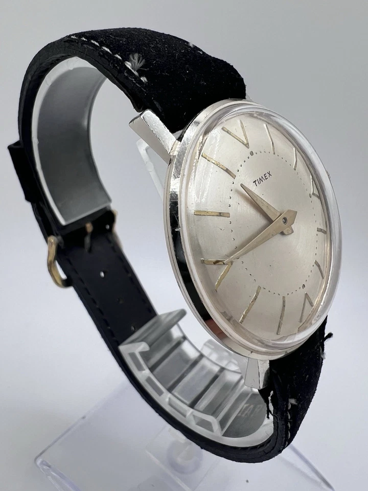 Vintage RARE 1959 Timex Darwin Thin Aluminum Watch Mechanical - Image 3 of 4