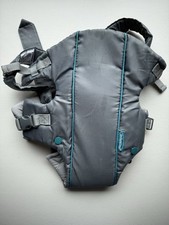 Infantino Swift Classic Baby Carrier Gray/Teal 2 Way Adjustable Carrier 7-26 Lbs